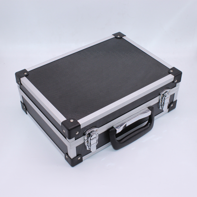 High Quality Small Black Aluminum Tool Case with Reinforced Corners