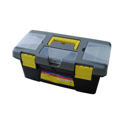 14 Inch Thicken Hardware Tool Box Large Capacity Plastic Toolkit Tools Storage Case With Inner Layers