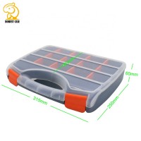 Plastic Tool Storage Transparent Packaging Box with Removable Compartments