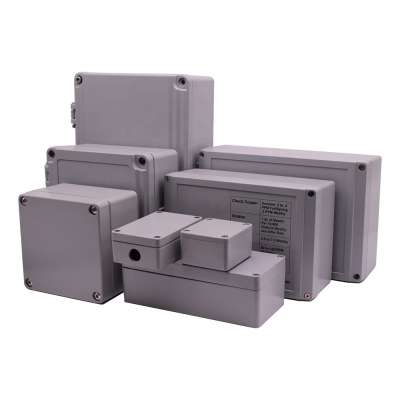 Custom IP67 Die Cast Aluminium Waterproof Enclosure / Aluminum Junction Box / Aluminium Electronics Enclosure