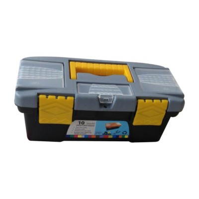 10.5 Inch Tool box household large hardware electrician box multifunctional maintenance portable tool storage box car case