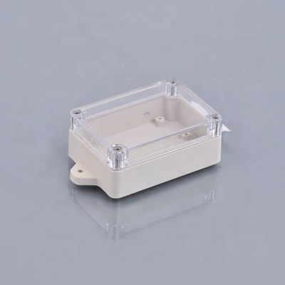 Light Gray Waterproof Electrical Plastic Box Electronic Enclosures